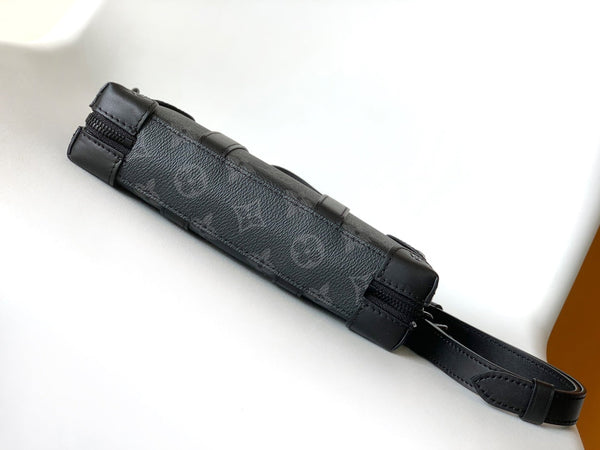 LV Trunk Wallet 22.5 Black Monogram Eclipse Canvas