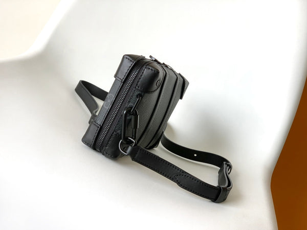 LV Trunk Wallet 22.5 Black Monogram Eclipse Canvas