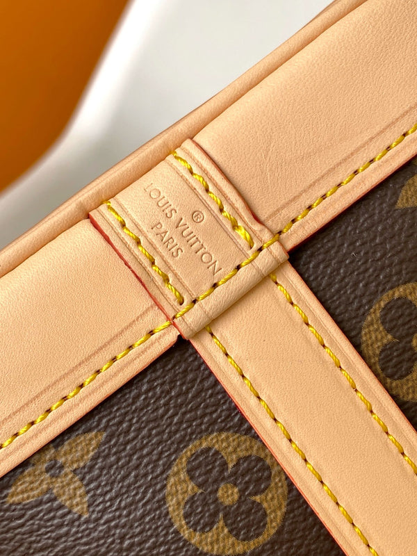 LV Noé BB Bag 22cm Brown Beige Monogram Canvas & Cowhide