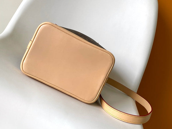 LV Noé BB Bag 22cm Brown Beige Monogram Canvas & Cowhide