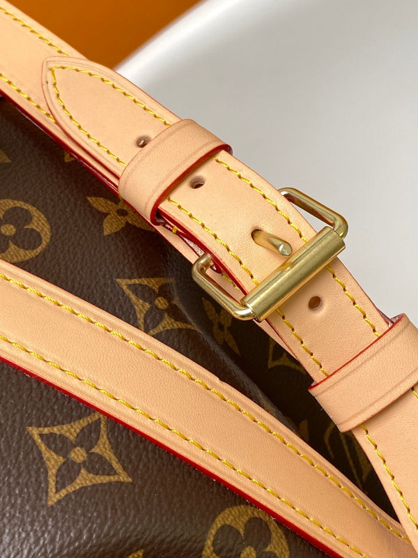 LV Noé BB Bag 22cm Brown Beige Monogram Canvas & Cowhide