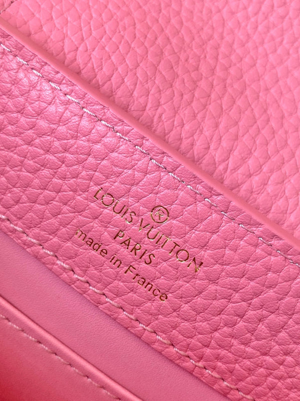Capucines BB 21 cm Bag Pink Taurillon leather 251680