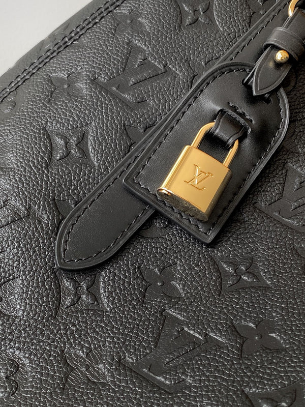 LV All In One PM Black Embossed Monogram Empreinte Cowhide 268414