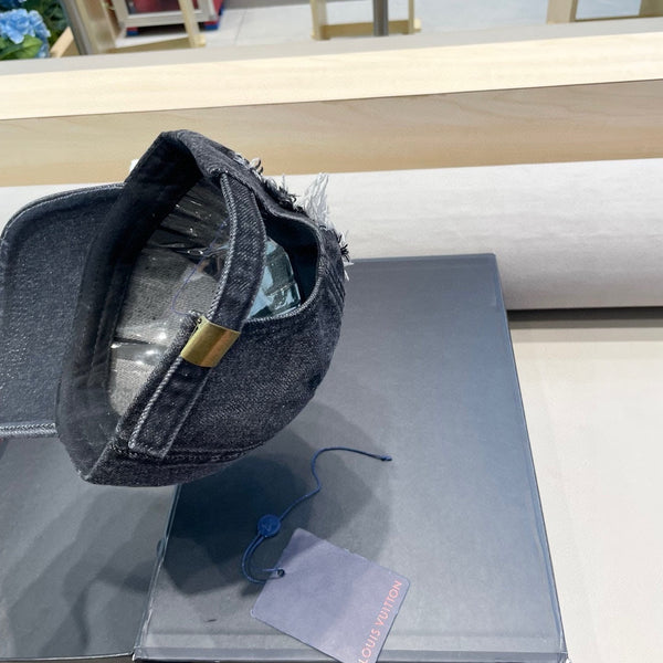 CAPPELLINO DA BASEBALL IN DENIM GRIGIO SCURO 406958