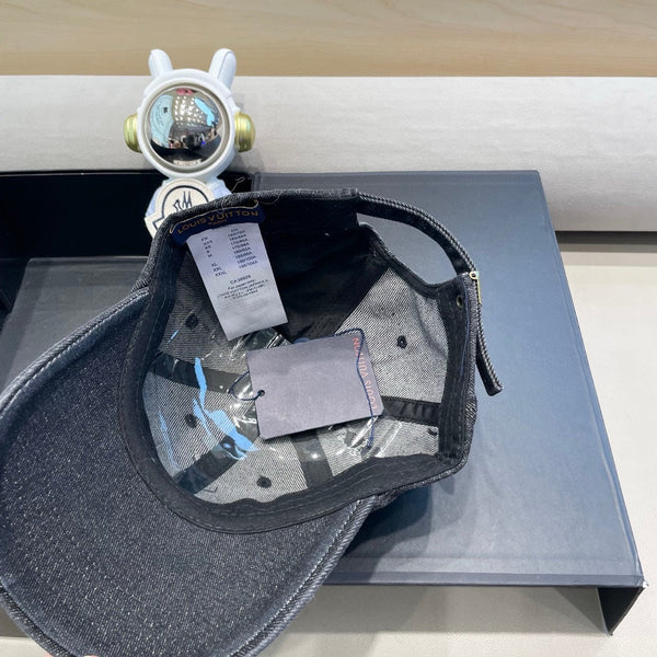 CAPPELLINO DA BASEBALL IN DENIM GRIGIO SCURO 406958