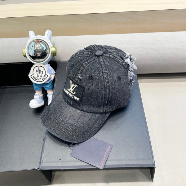 CAPPELLINO DA BASEBALL IN DENIM GRIGIO SCURO 406958