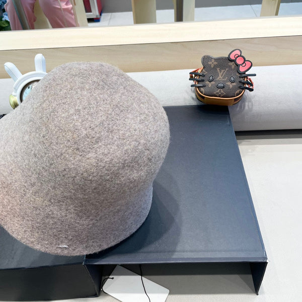 Cappello da pescatore marrone kaki 411348