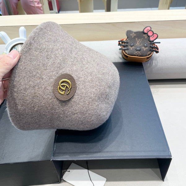 Cappello da pescatore marrone kaki 411348