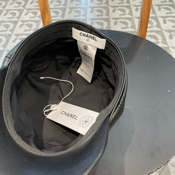 BAKER BOY CAP IN TORTILLA BROWN CALFSKIN 419446