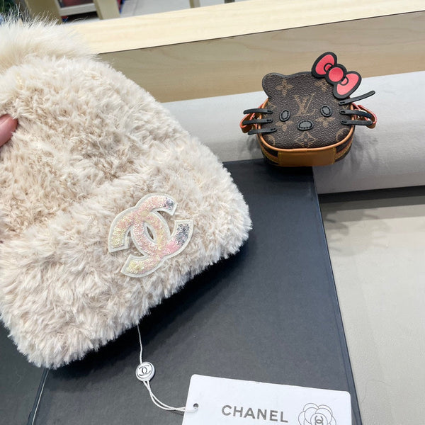 BERRETTO IN PILE SOLF BIANCO CREMA 419711