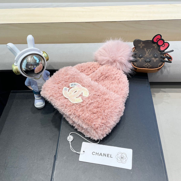 BERRETTO IN PILE SOLF ROSA CHIARO 419712