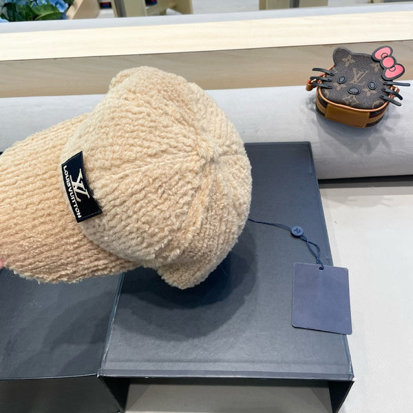 BASEBALL CAP IN BEIGE WOOL 421244