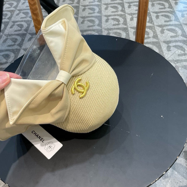 CAPPELLO A SECCHIELLO CON FIOCCO IN RAFIA BEIGE EGG NOG 426170