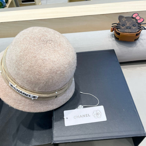 CAPPELLO A SECCHIELLO IN MISTO LANA BEIGE BISQUE 426246