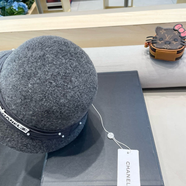 CAPPELLO A SECCHIELLO IN MISTO LANA GRIGIO TOPO 426249