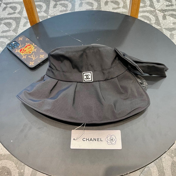 BOW BUCKET HAT BLACK 428186