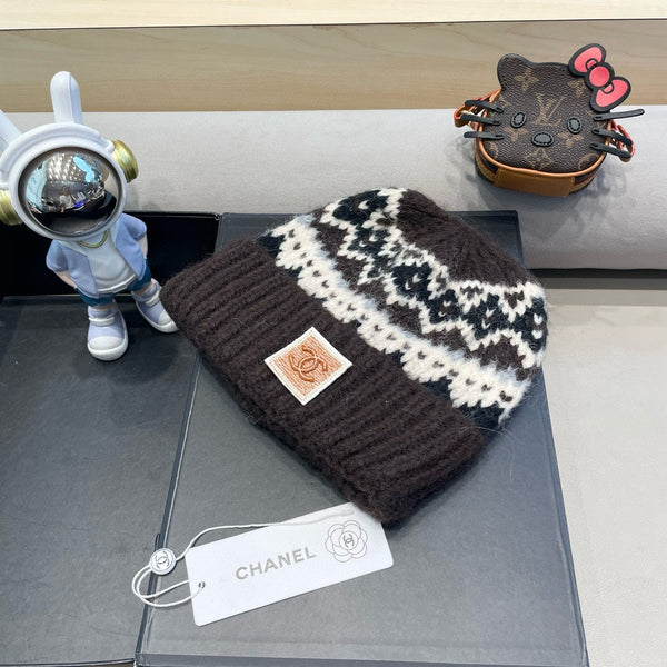 BERRETTO IN MAGLIA MARRONE CIOCCOLATO 428240