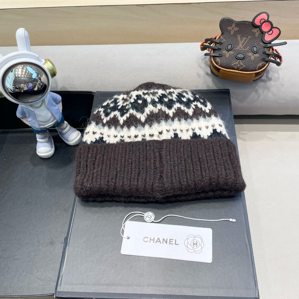 BERRETTO IN MAGLIA MARRONE CIOCCOLATO 428240