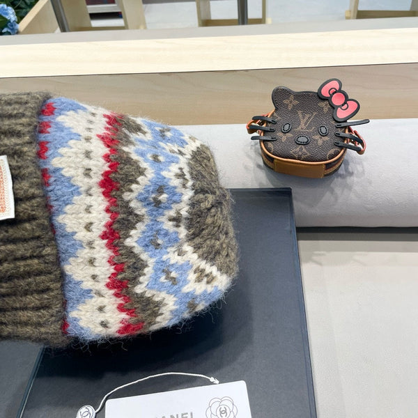 BERRETTO IN MAGLIA VERDE OLIVA 428241