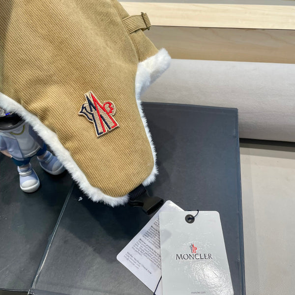 CAPPELLO AVATOR IN VELLUTO A COSTE MARRONE TORTILLA E FODERA IN PILE 434985