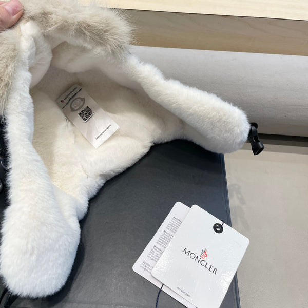 AVATOR HAT IN BLACK CORDUROY AND FLEECE-LINED 434984