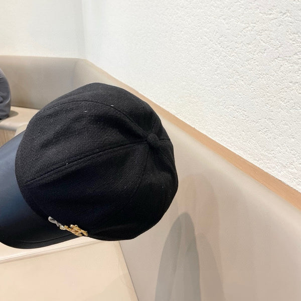 BERRETTO NEWSBOY NERO 430006