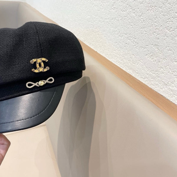 BERRETTO NEWSBOY NERO 430006