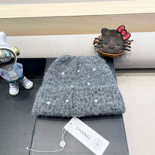 BERRETTO IN LANA GRIGIO SQUALO 430083