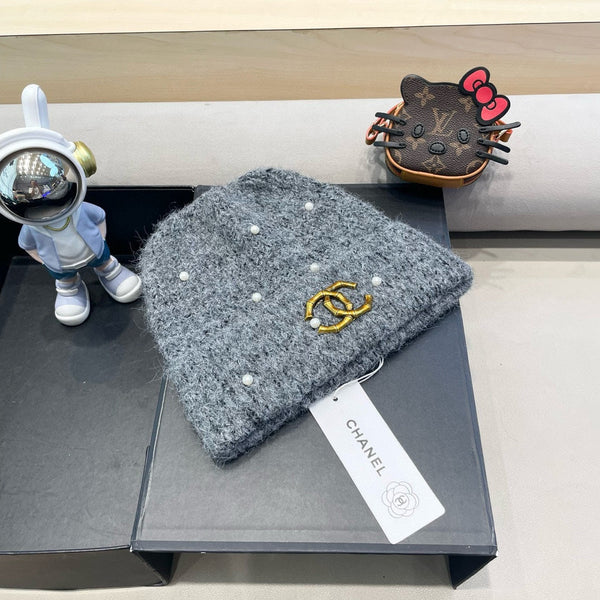 BERRETTO IN LANA GRIGIO SQUALO 430083