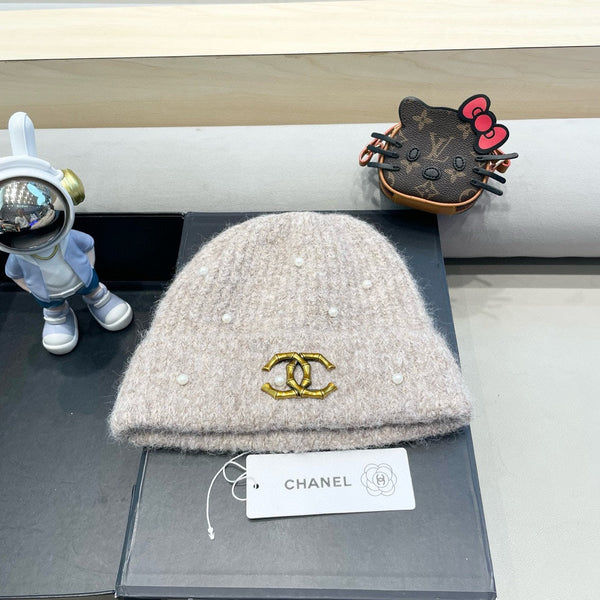 BERRETTO IN LANA MARRONE KAKI 430084