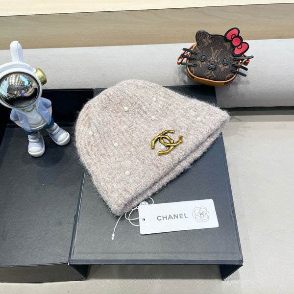 BERRETTO IN LANA MARRONE KAKI 430084