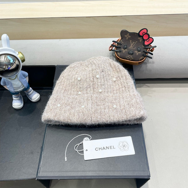 BERRETTO IN LANA MARRONE KAKI 430084