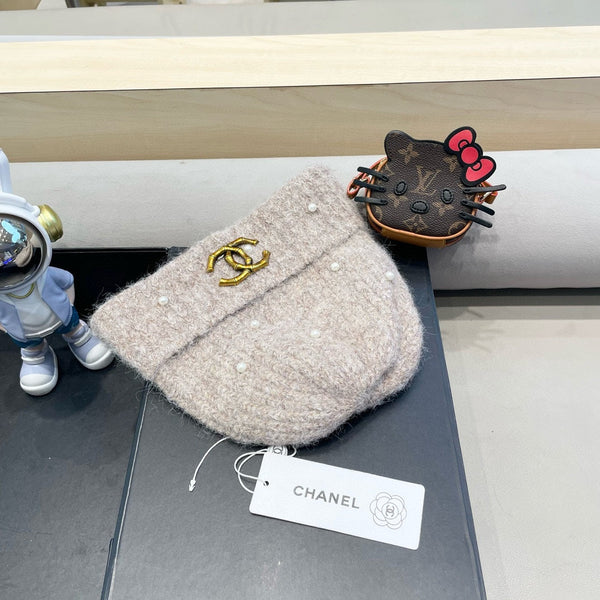 BERRETTO IN LANA MARRONE KAKI 430084