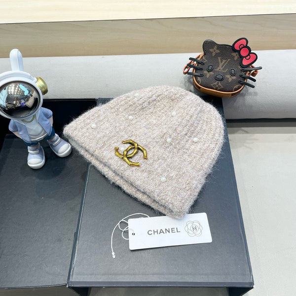 BERRETTO IN LANA MARRONE KAKI 430084