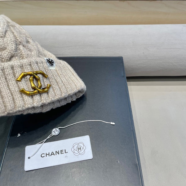 CAPPELLO BEANIE IN LANA CYSTER TAN 431706