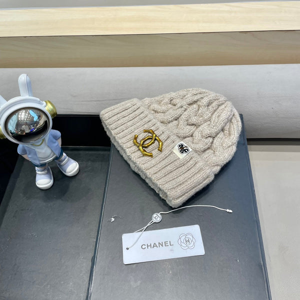 CAPPELLO BEANIE IN LANA CYSTER TAN 431706