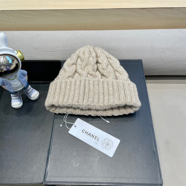 CAPPELLO BEANIE IN LANA CYSTER TAN 431706