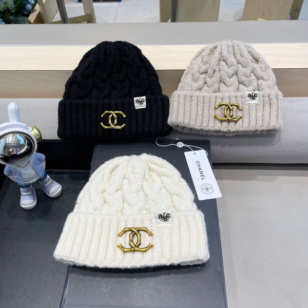 CAPPELLO BEANIE IN LANA CYSTER TAN 431706