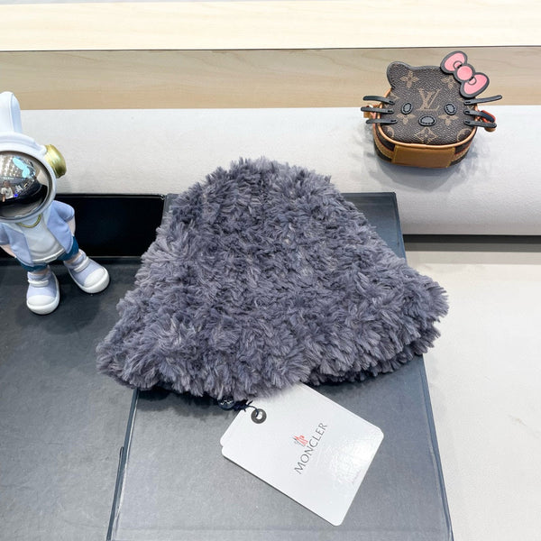 BUCKET HAT IN SLATE GRAY FLEECE 435041