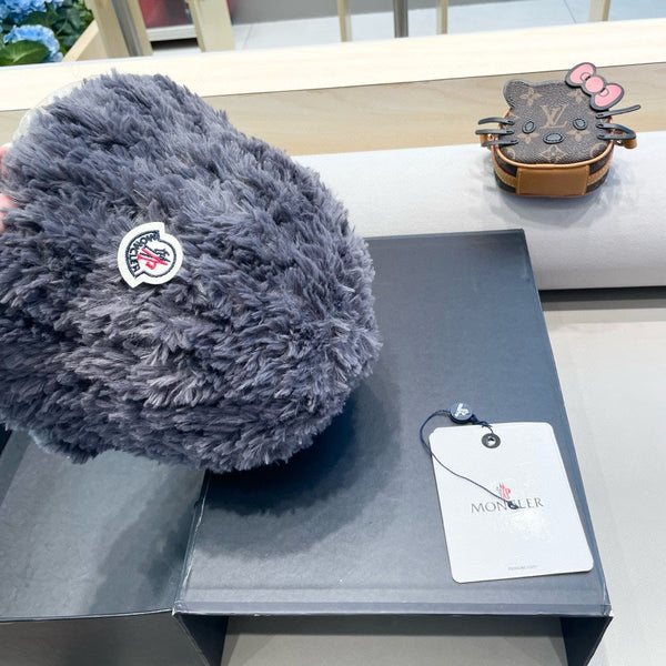 BUCKET HAT IN SLATE GRAY FLEECE 435041