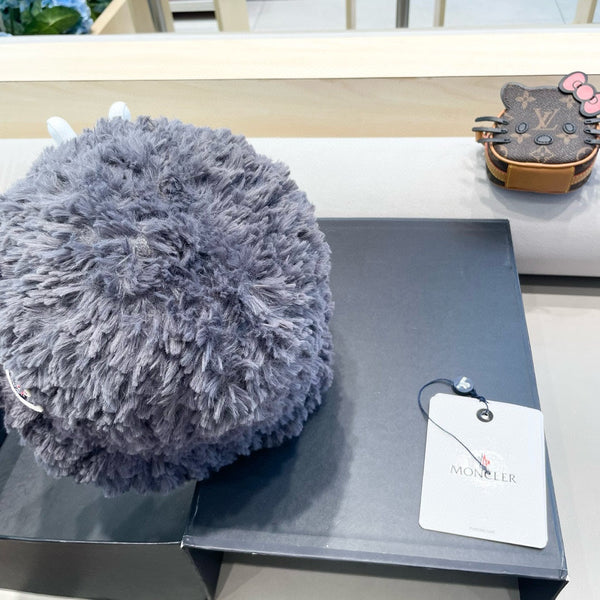 BUCKET HAT IN SLATE GRAY FLEECE 435041