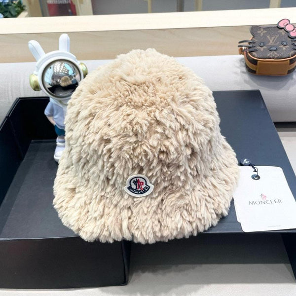 BUCKET HAT IN BISQUE BEIGE FLEECE 435043