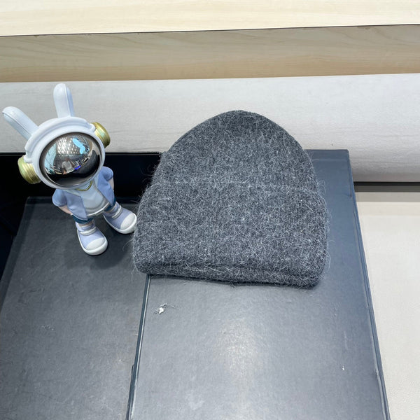 BERRETTO IN LANA GRIGIO GRAFITE 438121