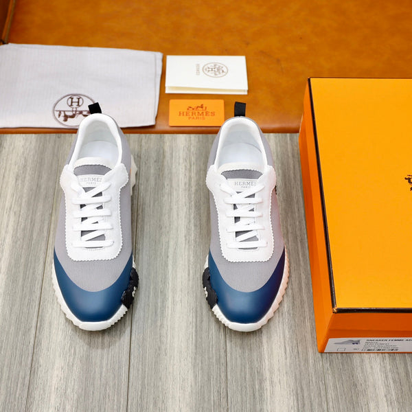 HM BOUNCING SNEAKER NAVY AND GRAY CANVAS