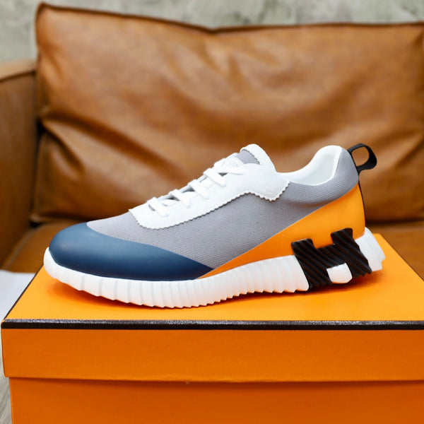 HM BOUNCING SNEAKER NAVY AND GRAY CANVAS