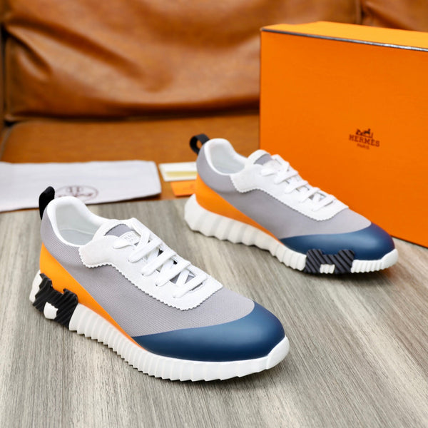 HM BOUNCING SNEAKER NAVY AND GRAY CANVAS