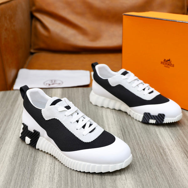 SNEAKER HM BOUNCING IN TELA NERA E BIANCA