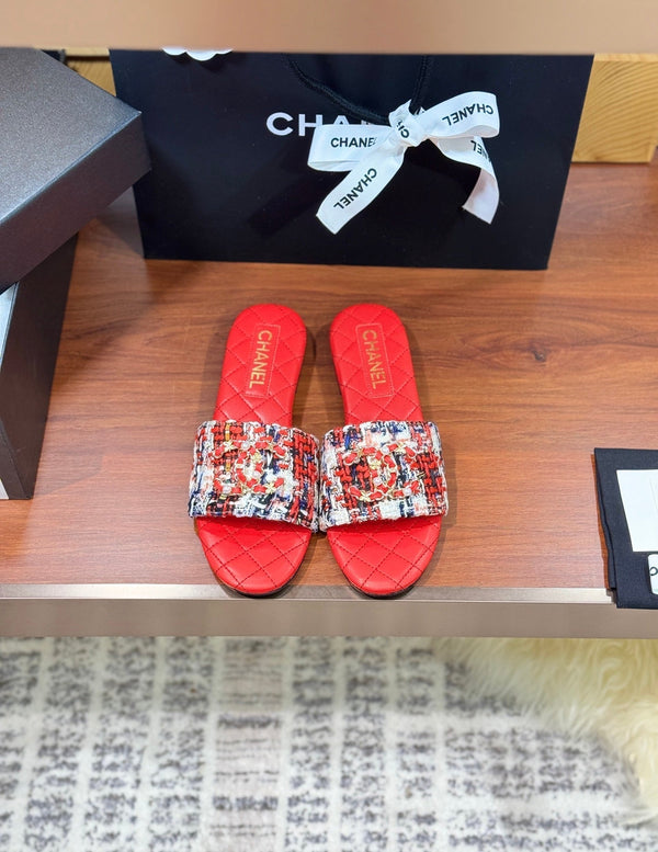 CC 25 Slippers Red Sheepskin 310141