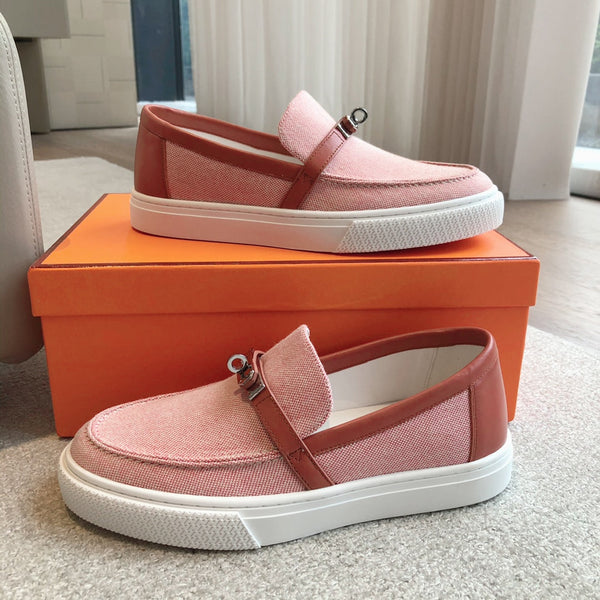 SNEAKER SLIP-ON HM GAME IN TESSUTO ROSA CHIARO