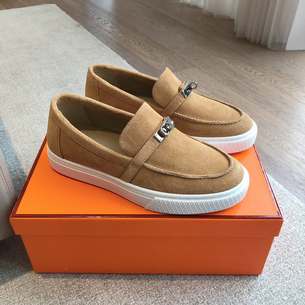 HM GAME SLIP-ON SNEAKER TAWNY SUEDE
